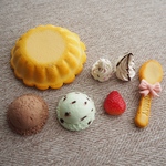 半端.訳ありSALE＊おままごとアイス屋さんセット(チョコ、ミント)