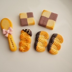 訳ありSALE＊樹脂粘土クッキー半端詰め合わせセット(半端詰め合わせ)