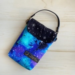 持ち手付きスマホポーチ 宇宙