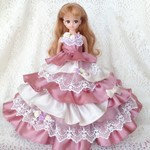 ロイヤル プリンセスフリル☆リカちゃんサイズ 