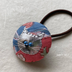 patch “083“ くるみボタンのヘアゴム　大　