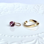 Minette☆イヤーカフ イヤカフ(ノンホールピアス)-555 & 567         ❤︎ SWAROVSKI を使用 ❤︎
