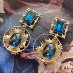 Blue zircon prayer(イヤーアクセ)