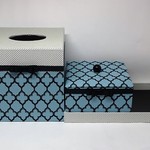Ｋ様オーダー品★モロッカン柄★縦型ティッシュボックス他