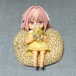 ドールをダメにするビーズクッション（ヒョウ柄）