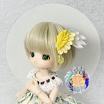 片翼ヘアクリップ＊果物シリーズ：レモン