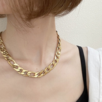 入荷 𝑔𝑜𝑙𝑑 𝟺𝟸𝑐𝑚 𝟹𝟷𝟼𝙻ステンレスネックレス インポート 