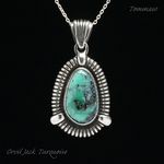 【yukinko-R様オーダーメイド】オービルジャック シルバーペンダントトップ Orvil Jack Turquoise