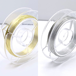 セール【10m 2巻 0.3mm】ゴールド＆シルバー セット ビーズ加工 カッパーワイヤー ジュエリーワイヤー パーツ ワイヤー ワイヤー加工 【森の雑貨屋さん】