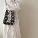 レクタングルバッグ *⚮* tambourine navy (gray) *⚮*