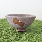 古墳　お茶碗中サイズ（小豆）在庫有