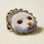 ブローチ  あっかんべー猫ちゃん