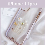 iPhone 11pro !!! 高品質フラワーケース