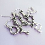 ボーンコレクター 骨と骨と骨の ポコポコイヤリング  ピアス