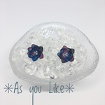 グラデーションフラワー✳︎ピアス/イヤリング