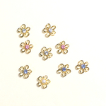 一輪の花ピアス