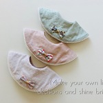 刺繍可🎀リバーシブルのサークルスタイ
