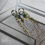 ロングチェーンロングピアス/イヤリング