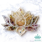 Lotus plate orgointe / Silver