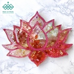 ＜期間限定20%OFF＞Lotus plate orgointe / Red & pink
