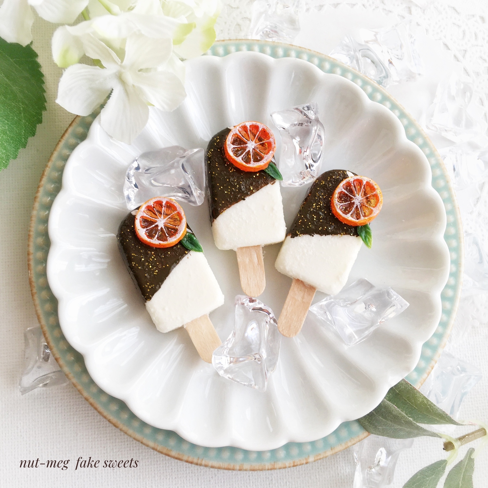 Lucky Cream Chocolate フェイクスイーツデコ　置物　アイス Lucky Cream Chocolate フェイクスイーツデコ 置物 アイス 置物