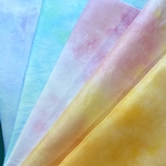 糊あり　手染め生地７　胴裏　正絹　むら染め