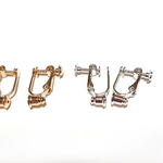 イヤリングコンバーター・ゴールドとシルバーのセット（ネジバネ式）