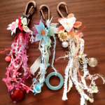 イーネオヤのお花のバッグチャーム