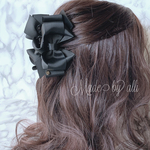 【再販】新色♡ 大きめリボン　バンスクリップ　 ヘアクリップ　ヘアアクセサリー　リボンクリップ　夏