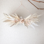 リボンスワッグ　beige pink