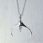 指輪をつるせるネックレス ＊ Wishbone Necklace 