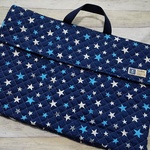 防災頭巾カバー 背もたれタイプ 星紺