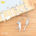 職人さんの工具ピアス【ドリル&ドライバー】