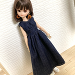 シルエットワンピース✽インディゴブルー
