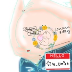 《マタニティーペイントシール》CB①