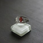 アンデシン　ダブルCZアーチリング　SILVER925