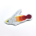 ハタタテハゼ 刺繍ブローチ