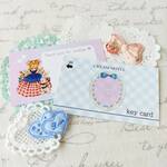 【B級品】 ♡ CREAM HOTEL ROOM KEY ♡ メッセージカード 
