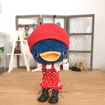 u様ご注文品『アニマルドール☆リンゴ帽子の青い小鳥ちゃん♪』