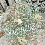 ＋ flower cloud  " sunrise or cocktail  " かすみ草 フレッシュ ドライフラワー リース ブーケ スワッグ 