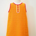 シンプルなワンピース　＜８０㎝　イエロー＞