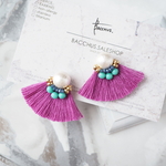 【期間限定Color】フリンジピアス/イヤリング：PSF26-2 Bacchus.