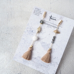 Asymmetry タッセルピアス/イヤリング PSF25-7 BACCHUS.