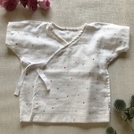 新生児🌸短肌着　ダブルガーゼ
