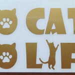 NO CAT, NO LIFE④(マットゴールド)