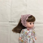ソランちゃん　メルちゃん　ネネちゃん　バブーシュカ　帽子　