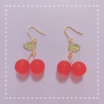 再販2 さくらんぼ ピアス