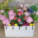 ◇637　🌷🐥ひよこの隠れ家🌼アクセサリースタンド・小物かけ🐣🐤🎶（両面）※１点物