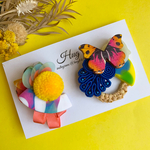 隕石ピアス　メープルの華