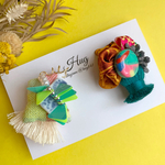 隕石ピアス　ほうき星のオノマトペ